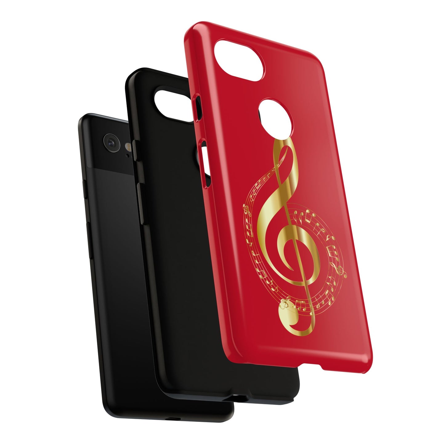 Tough Cases - Red Musical Note