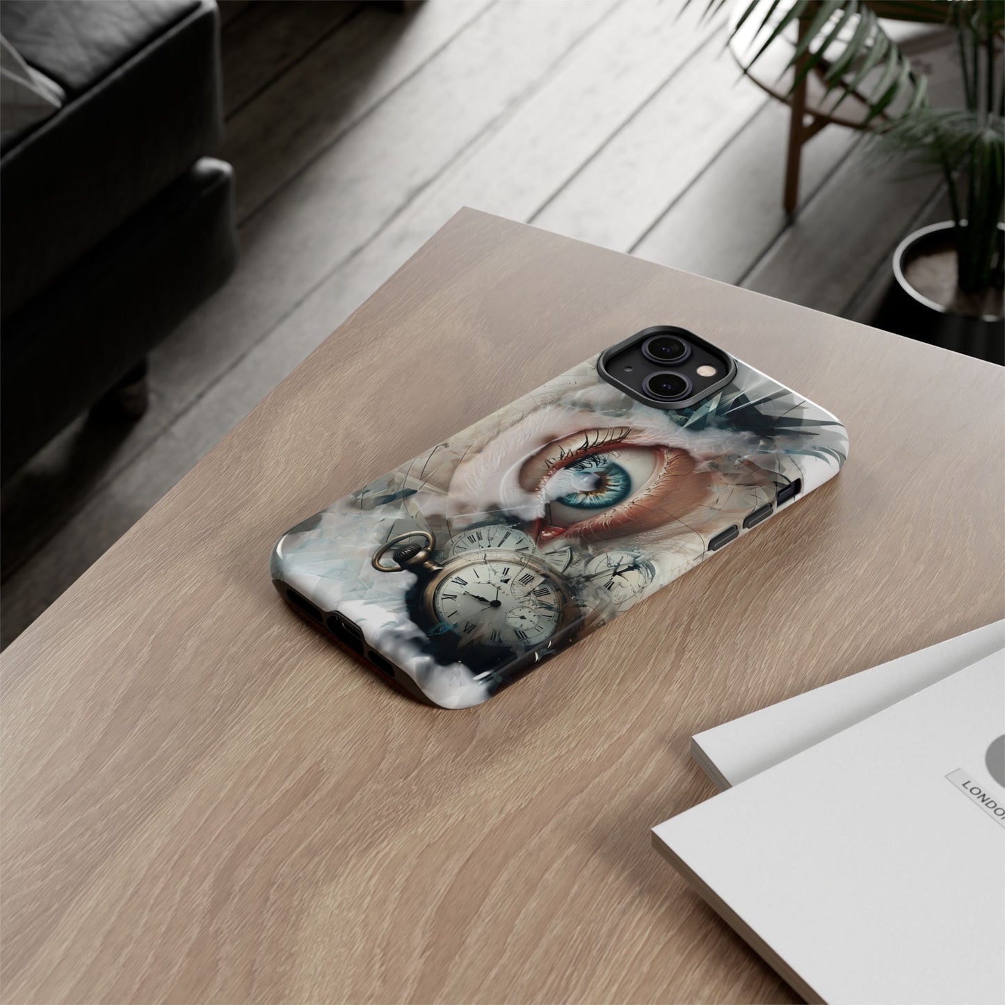 Artistic Eye Phone Case, Unique Smartphone Cover, Whimsical Gift for Art Lovers, Trendy Tech Accessory, Birthday Present, Holiday Gift