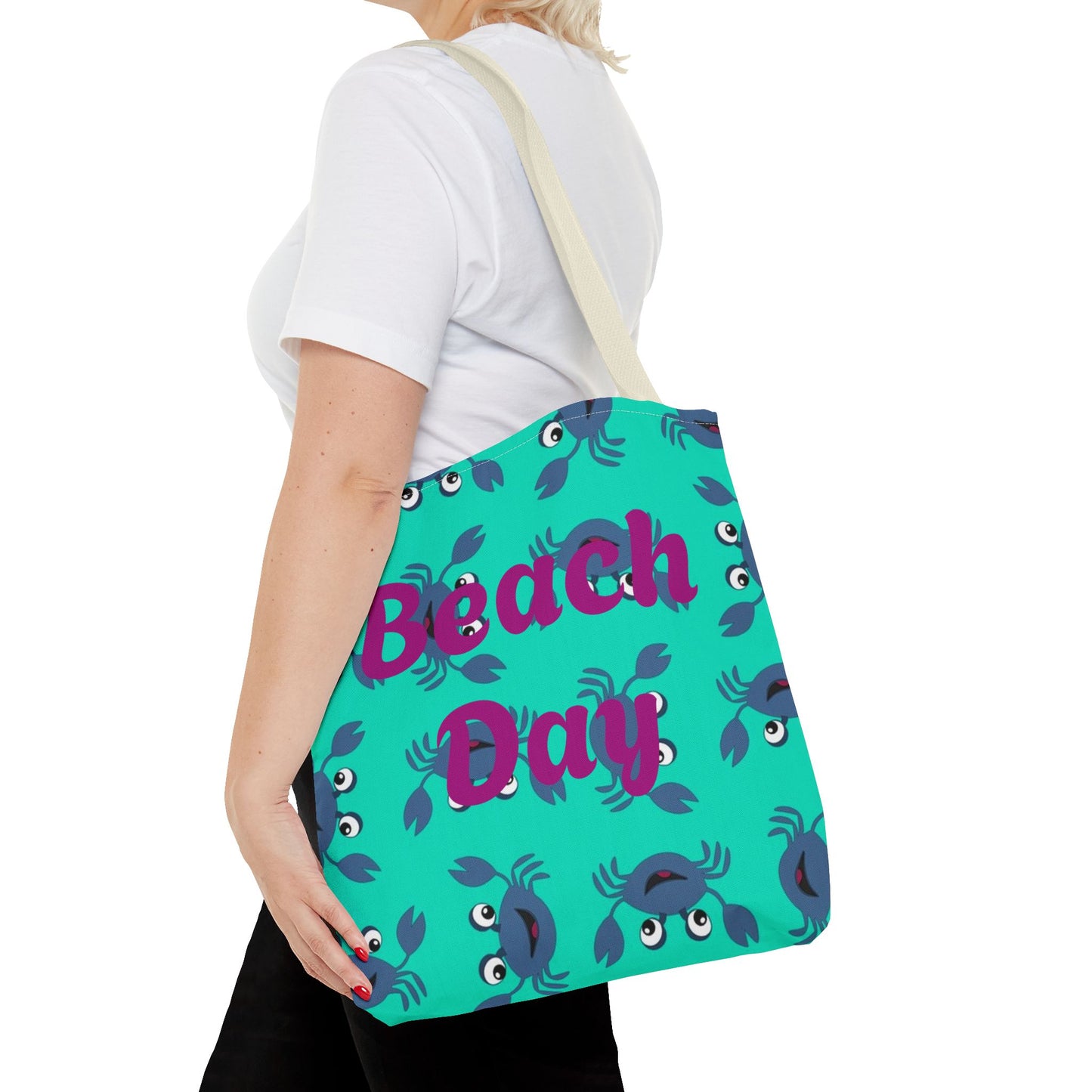 Beach Day Tote Bag, Summer Beach Essentials, Gift for Ocean Lovers, Eco-Friendly Shopping Bag, Fun Beach tote, Casual Day Out.