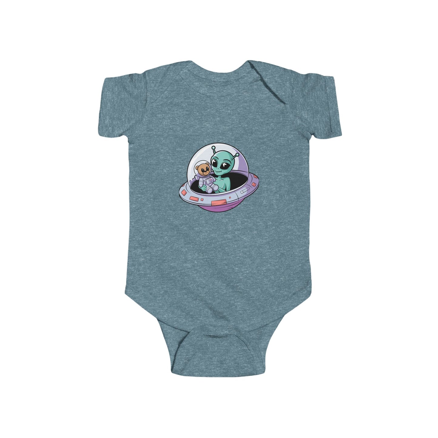 Cute Alien Baby Bodysuit, Adorable Gift for Newborns, Baby Shower Outfit, Infant Apparel, Great for Space Lovers