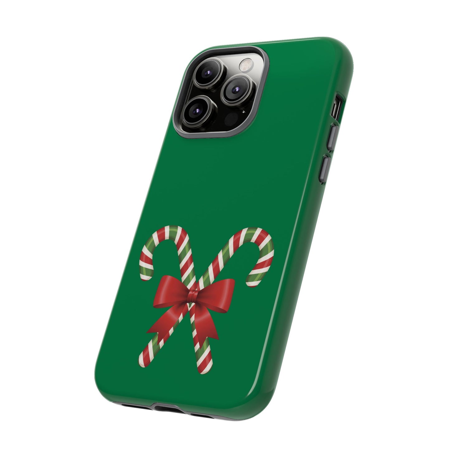 Candy Cane Phone Case: Holiday Spirit, Festive Gift, Cute Accessories, Christmas Decor, Seasonal Style