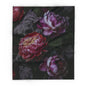 Floral Arctic Fleece Blanket, Cozy Home Decor, Gift for Her, All-Season Warmth, Elegant Design for Home, Flower Throw