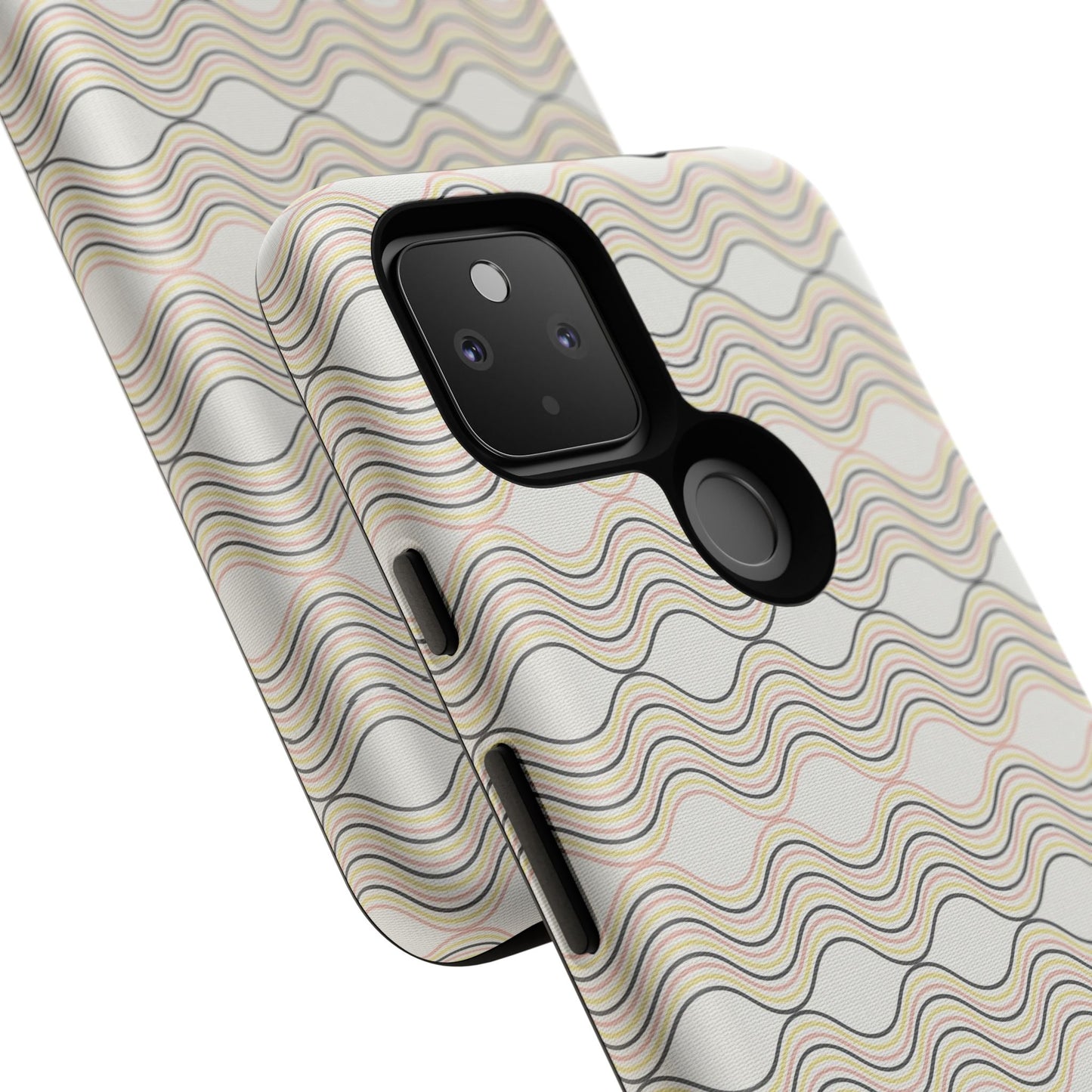 Stylish Phone Case for Tough Protection, Wavy Design, Chic Accessory, Gift for Her, Trendy Tech, Holiday Gift Idea