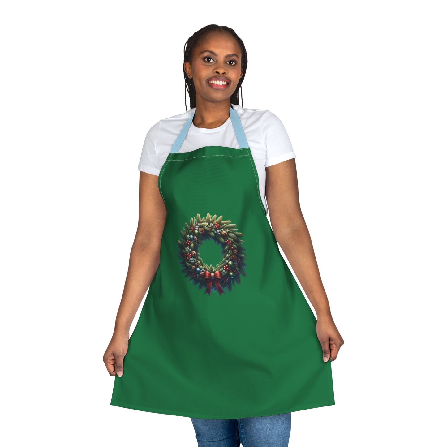 Apron, 5-Color Straps (AOP) Christmas