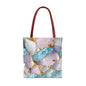 Elegant Geode Tote Bag - Chic Shopping Bag, Stylish Beach Tote