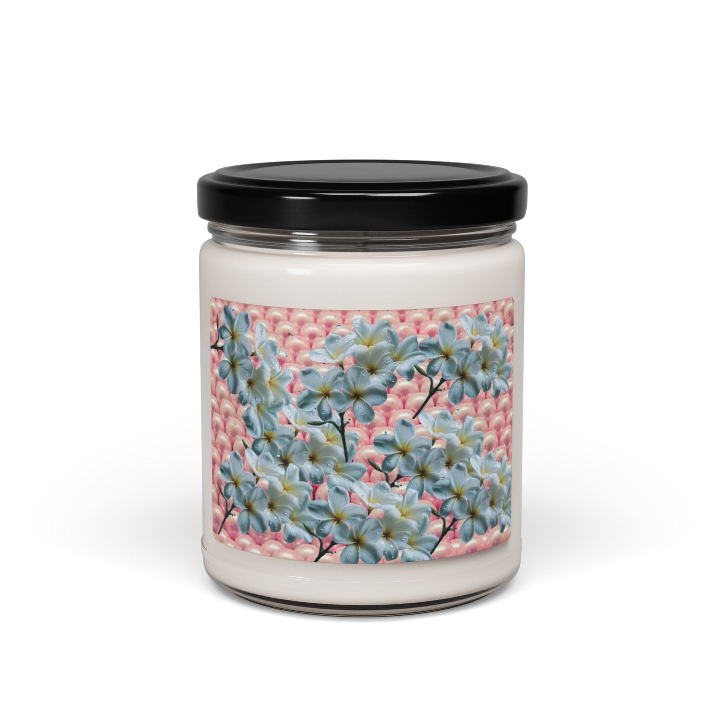 Floral Serenity Scented Soy Candle, Relaxing Home Décor, Gift for Her, Aromatherapy, Floral Candle, Cozy Vibes