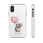 Cute Hippo Phone Case - Good Vibes Design, Animal Lover Gift, Fun Accessory, Birthday Present, Phone Accessories