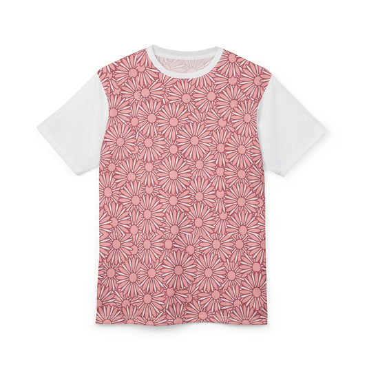 Daisy Print Unisex T-Shirt, Floral Tee, Casual Summer Shirt, Gift for Her
