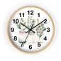 Botanical Wall Clock - Home Decor, Gift for Plant Lovers, Modern Art, Housewarming, Eco-Friendly Design