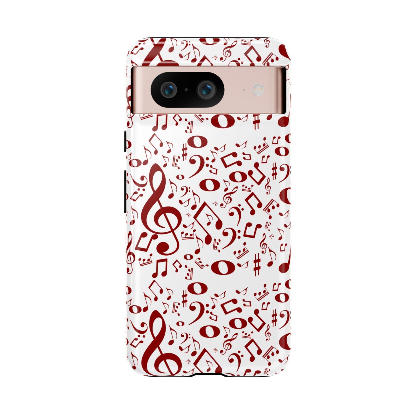 Musical Note Phone Case, Tough iPhone Cover, Gift for Musicians, Customizable, Music Lover's Accessory, Durable Phone Protection