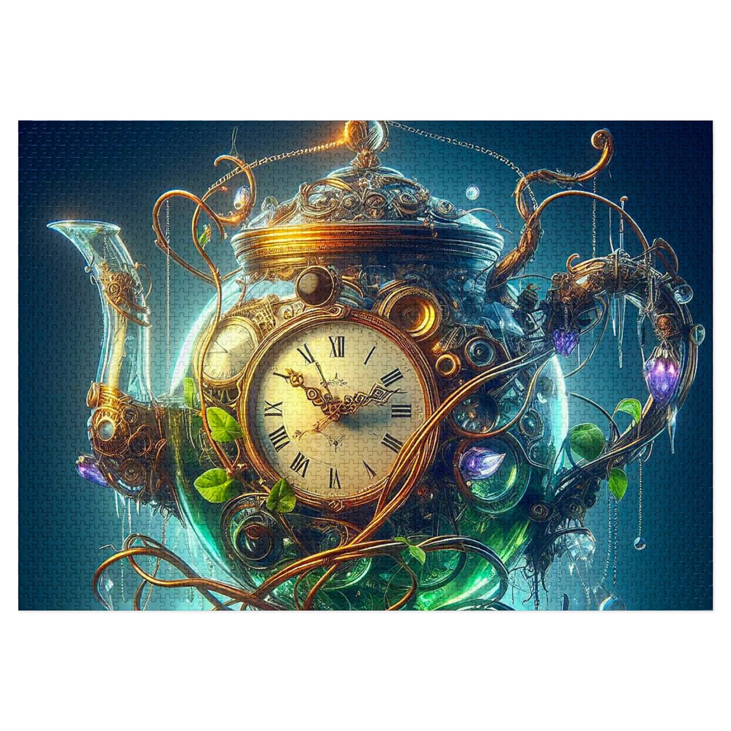 Jigsaw Puzzle with Tin