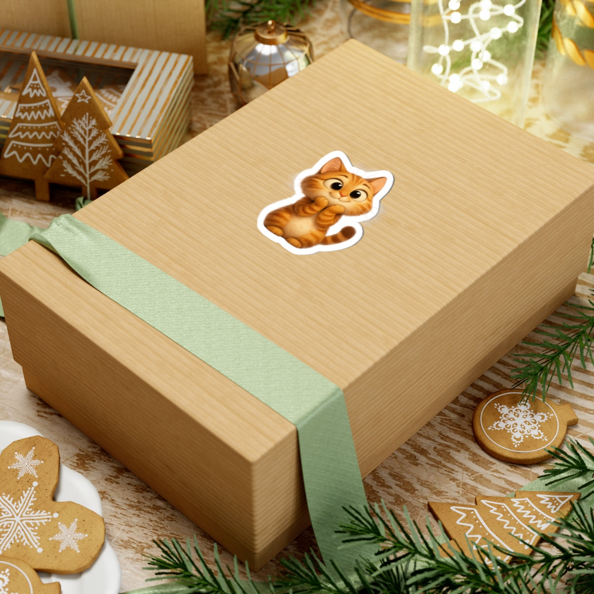 Cute Cat Kiss-Cut Stickers | Adorable Cat Decor for Laptop, Planner, Kids Gifts, Pet Lovers, Fun Accessories