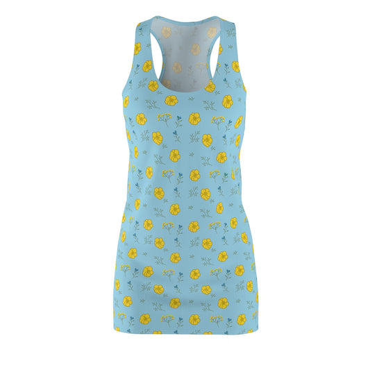 Women's Cut & Sew Racerback Dress (AOP)