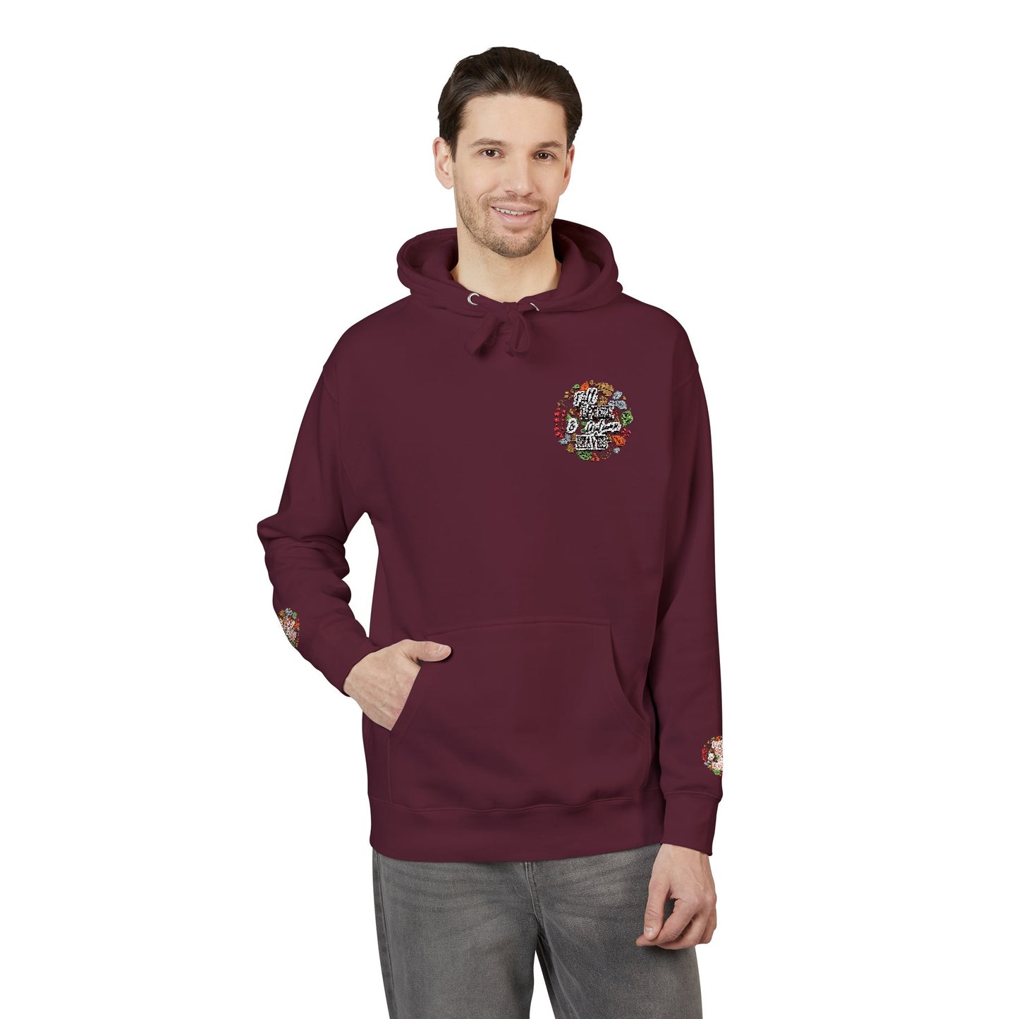Floral Unisex Fleece Hoodie - Cozy Gift for Nature Lovers, Perfect for Fall, Spring, Birthdays, Relaxation, Outdoor Activities