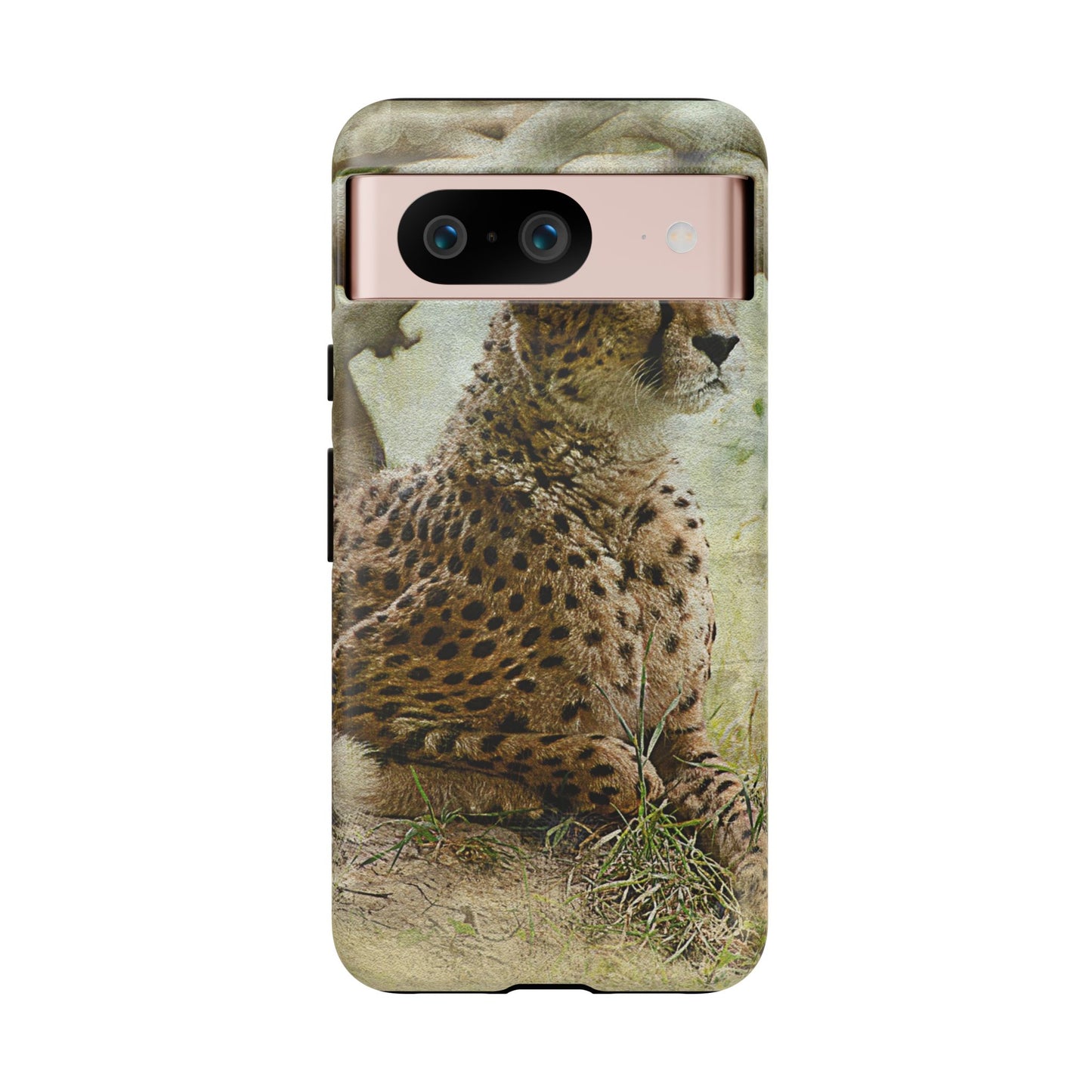 Cheetah Phone Case, Tough Cases, Animal Lover Gift, Wildlife Protection, Eco-Friendly Mobile Cover, Unique Phone Accessory