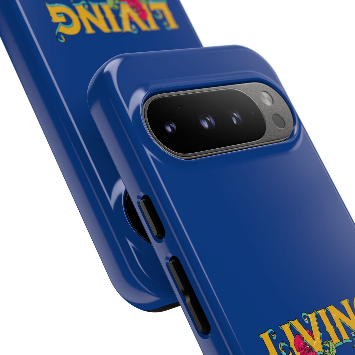 Living the Dream Phone Case, Floral Phone Cover, Tough Phone Case, Inspirational Gift, Boho Style Accessory, Dreamer Case