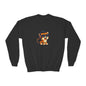 Cool Tiger Youth Crewneck Sweatshirt, Cute Animal Apparel, Teen Style, Gift for Kids, Casual Wear