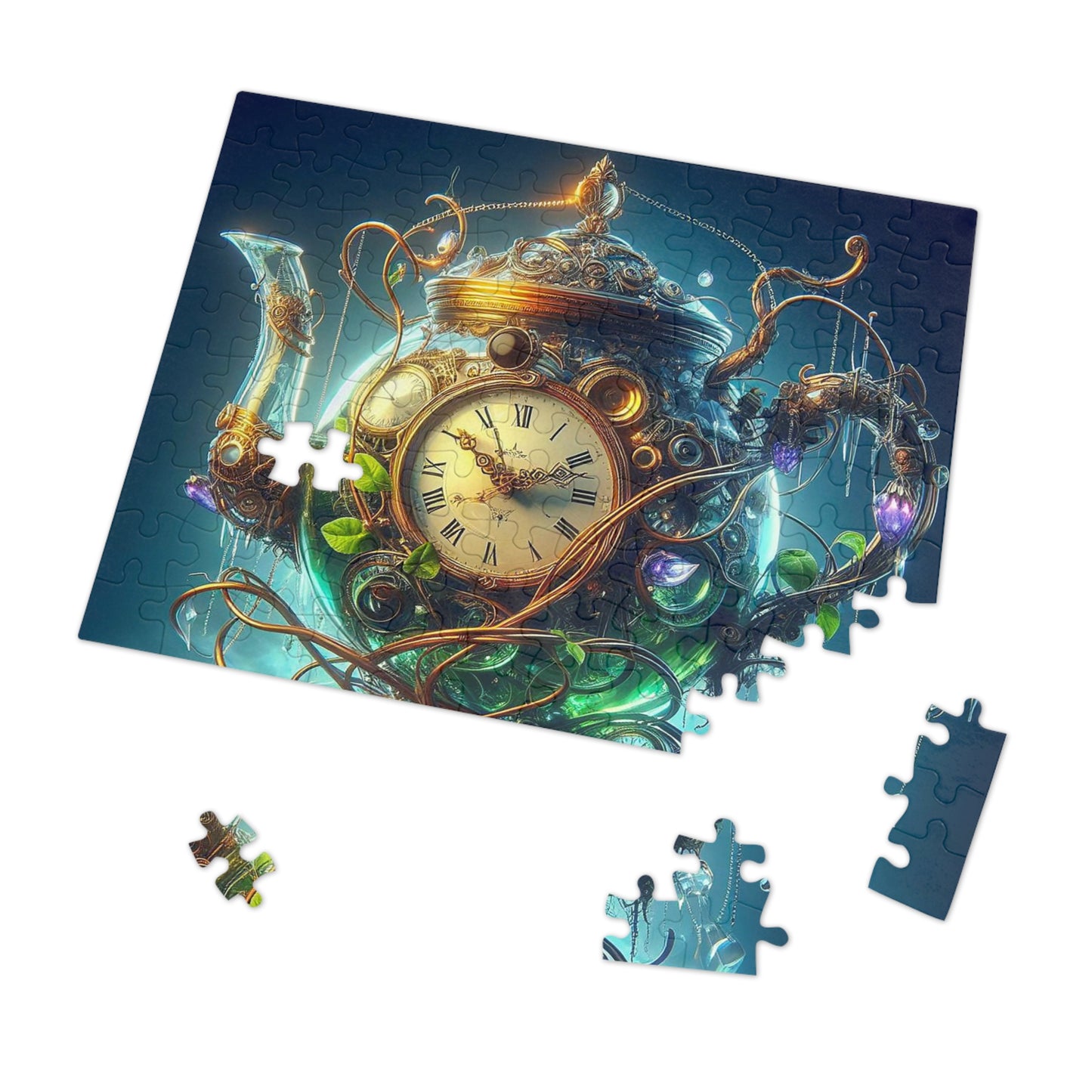 Jigsaw Puzzle with Tin