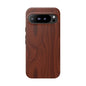 Wood Grain Phone Case, Stylish Tough Cases, Nature-Inspired Protective Cover, Unique Gifts for Him and Her, Eco-Friendly Tech Accessory
