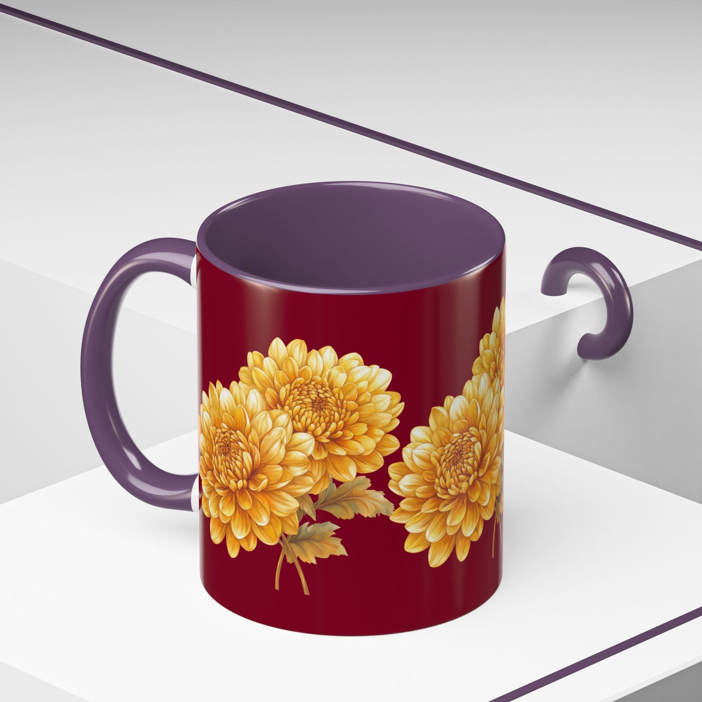 Beautiful Floral Accent Coffee Mug | Perfect Gift for Flower Lovers, Home Decor, Cozy Vibes, Mother’s Day, and Birthdays
