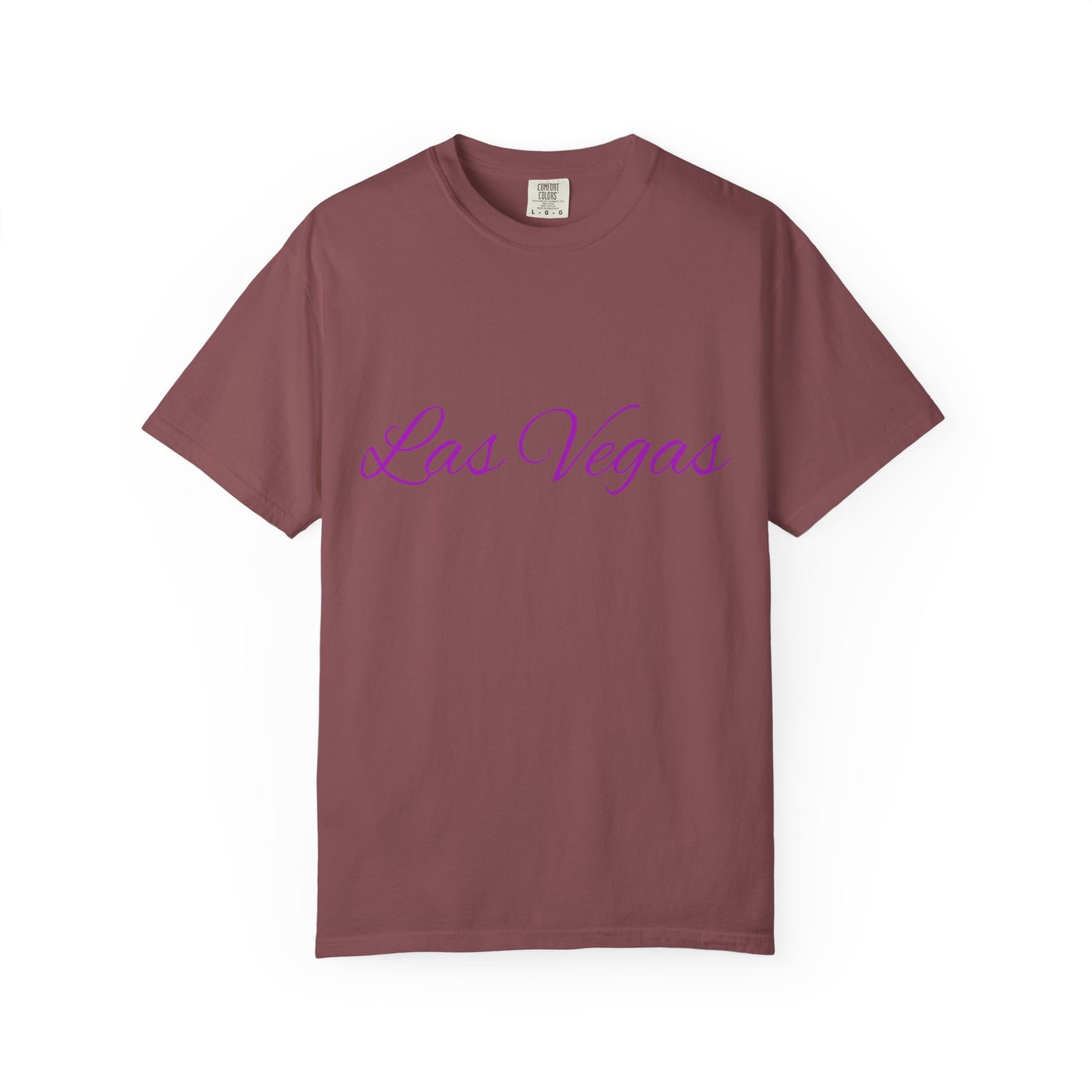Las Vegas Floral Unisex Garment-Dyed T-Shirt | Vacation Tee, Travel Shirt, Summer Outfit, Gift for Travelers, Retro Las Vegas Design