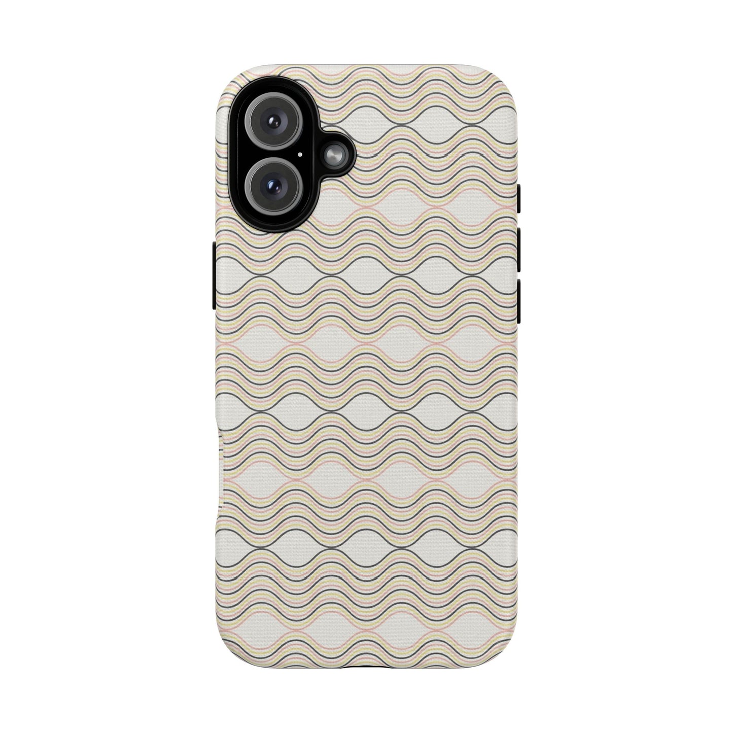 Stylish Phone Case for Tough Protection, Wavy Design, Chic Accessory, Gift for Her, Trendy Tech, Holiday Gift Idea