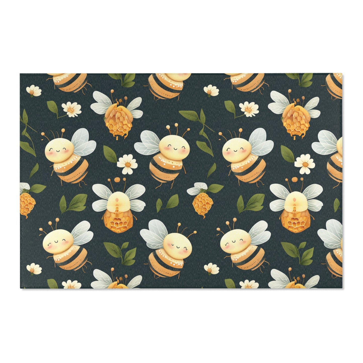 Area Rugs - Cute bees