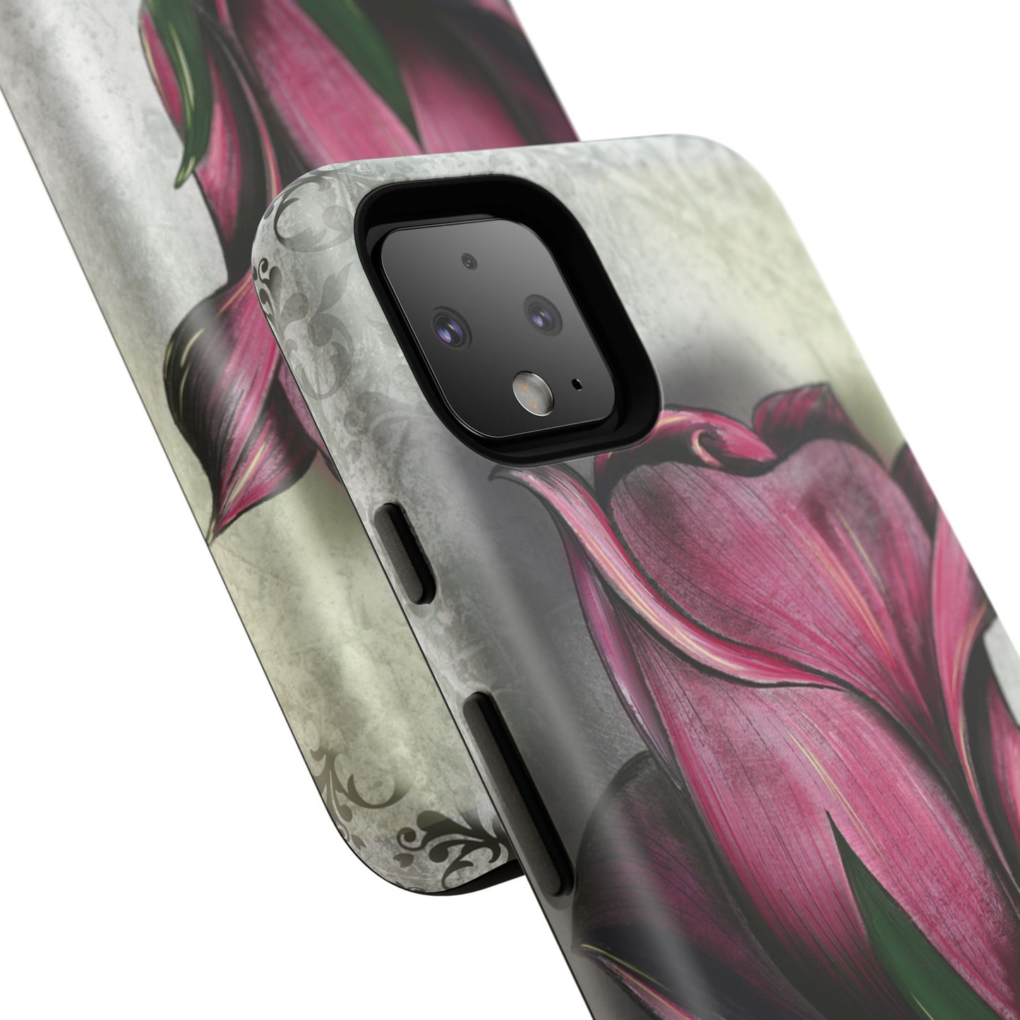 Rose Phone Case – Tough Cases, Floral Phone Cover, Gift for Her, Minimalist Design, Nature Lover's Accessory, Birthday Gift Idea