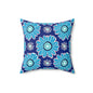 Flower Power Square Pillow - Floral Home Decor, Cozy Couch Cushion