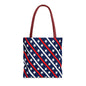 Patriotic Tote Bag, USA Flag Inspired, Star Patterned Purse, Summer BBQ, Independence Day, Memorial Day, Everyday Use