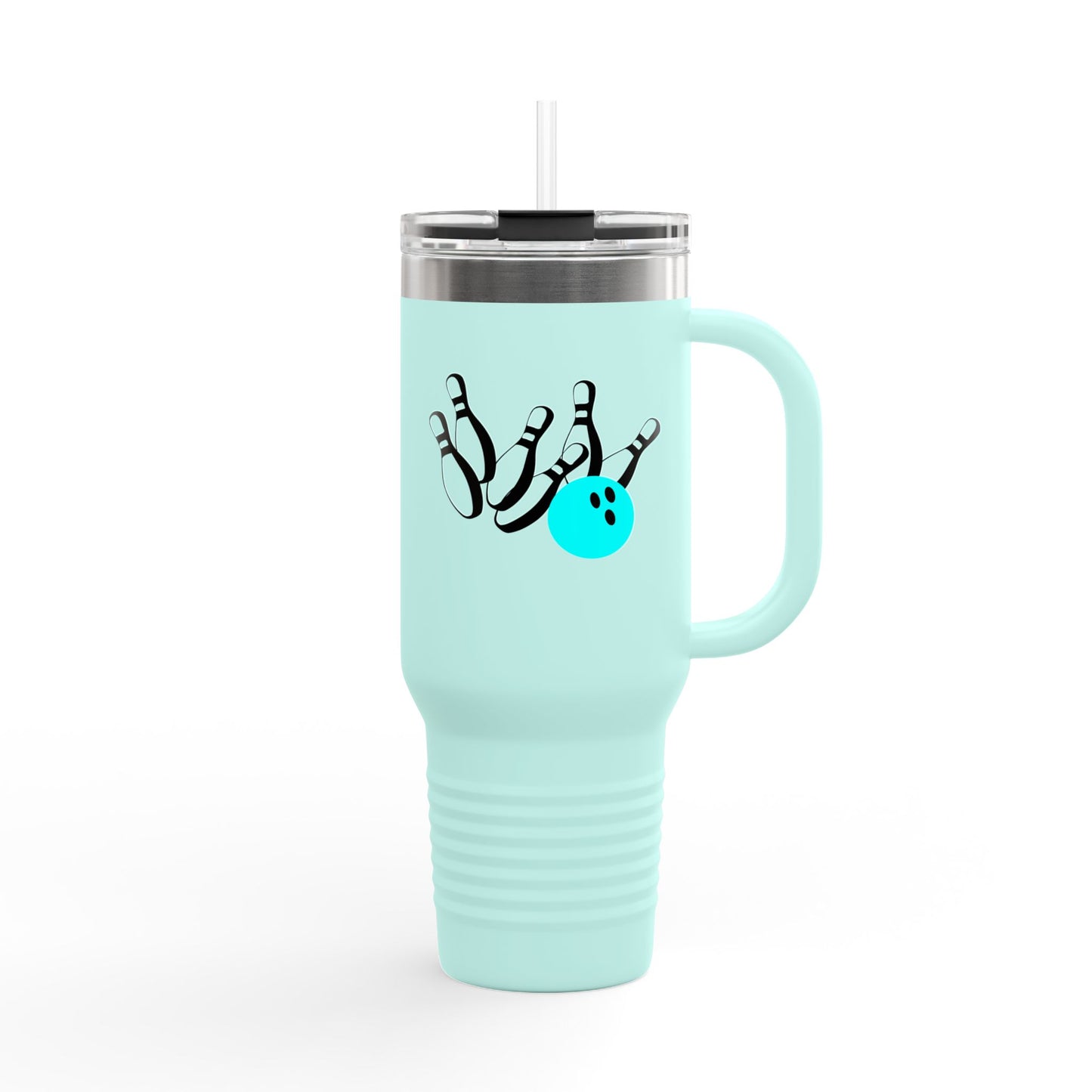 Bowling Fun Insulated Travel Mug, 40oz | Perfect for Bowlers, Sports Events, Gifts, Outdoor Adventures, or Daily Hydration