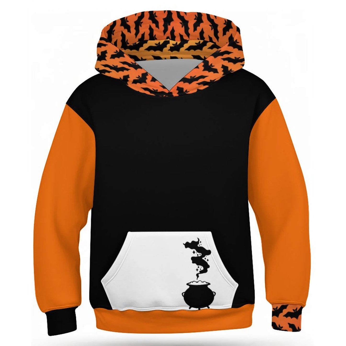 Halloween Children's Hooded Sweatshirt without Drawstrings