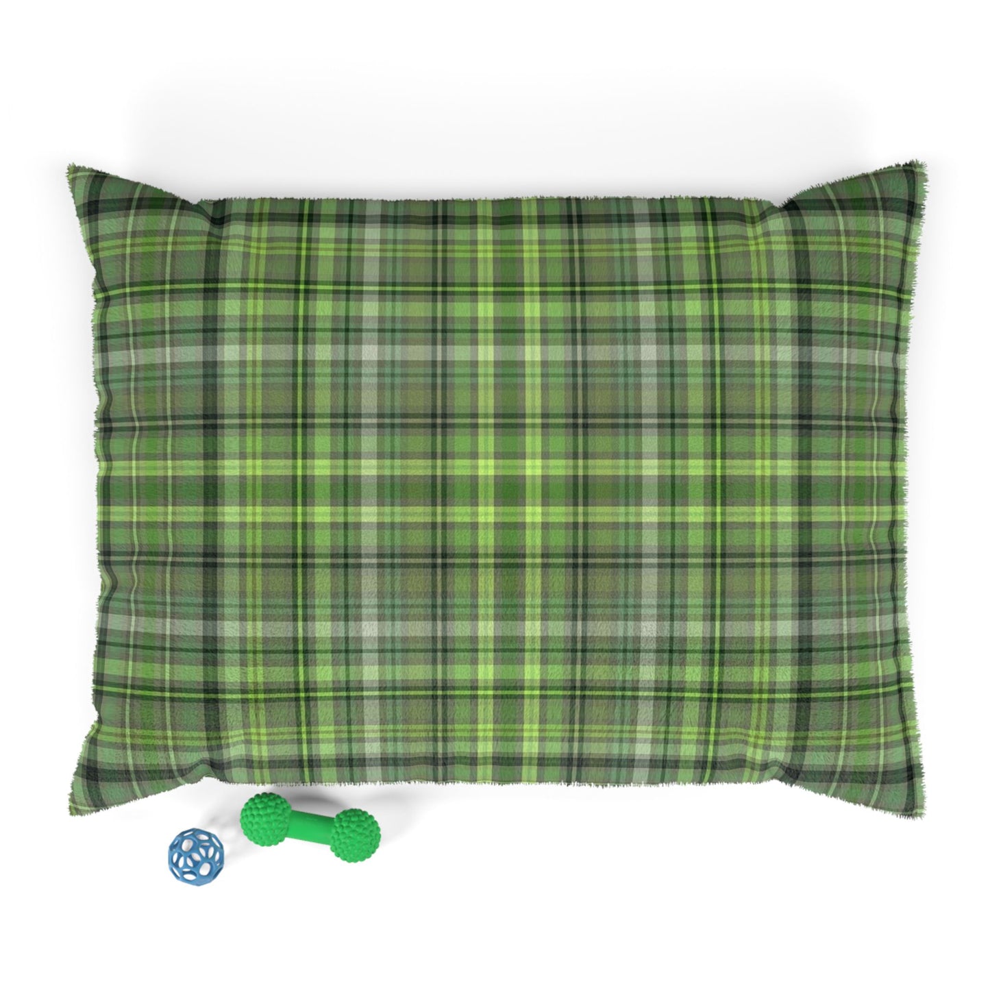 Plaid Pet Bed for Cozy Pets, Dog Bed, Cat Bed, Cute Animal Decor, Holiday Gift for Pet Lovers