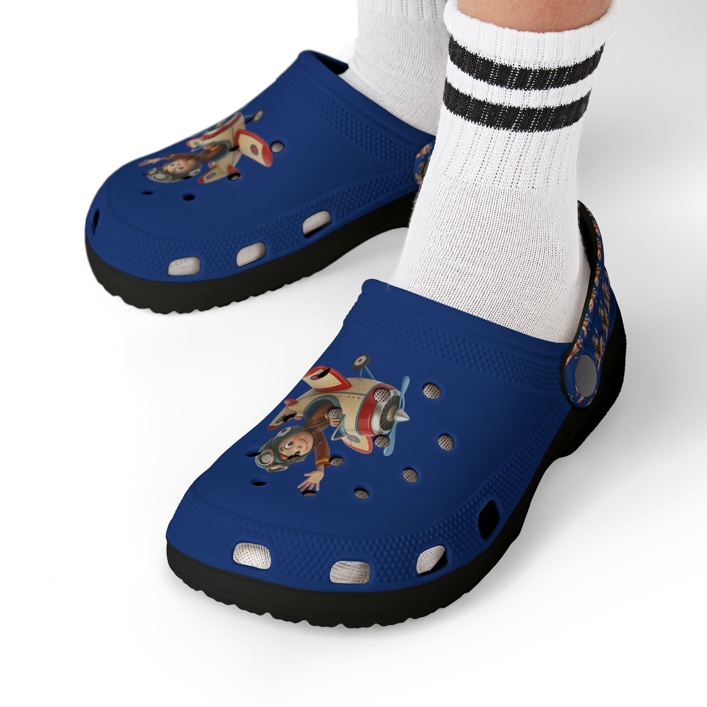Kid's Fun Foam Clogs - Playful Aviation Theme, Lightweight Slip-On Shoes for Kids, Perfect for Summer Play, Beach Trips, and Outdoor [...]
