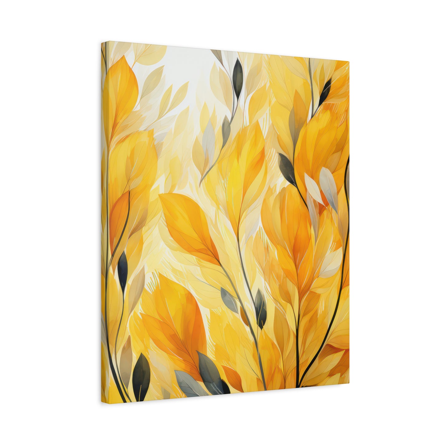 Gorgeous Yellow Matte Canvas Art Print, Stretched, 1.25"