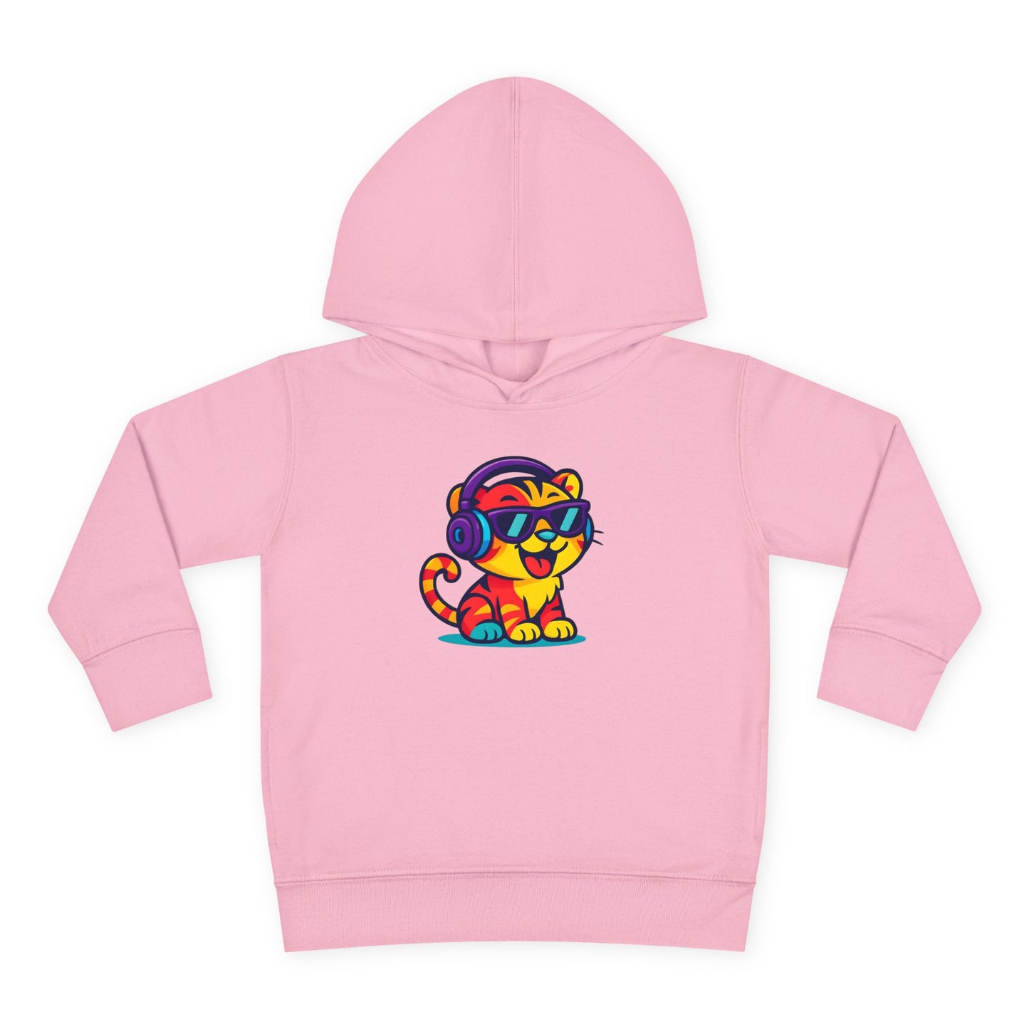 Colorful Tiger Hoodie for Toddlers | Fun Pullover for Kids, Cute Toddler Apparel, Kids' Gift, Birthday Present, Playtime Wear