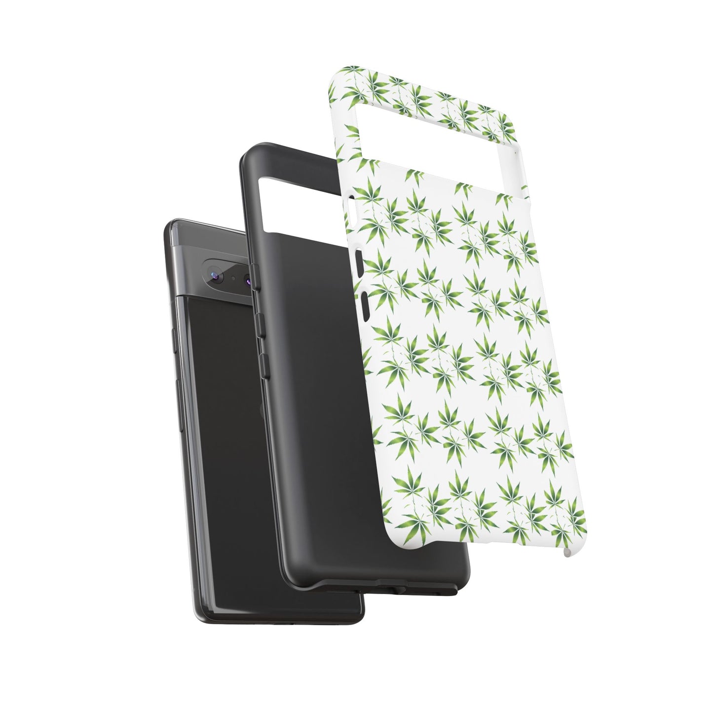 Stylish Phone Case with Cannabis Leaf Design, Durable Phone Cover, Gift for Stoner Friends, Unique Phone Accessory, Nature-Inspired Design