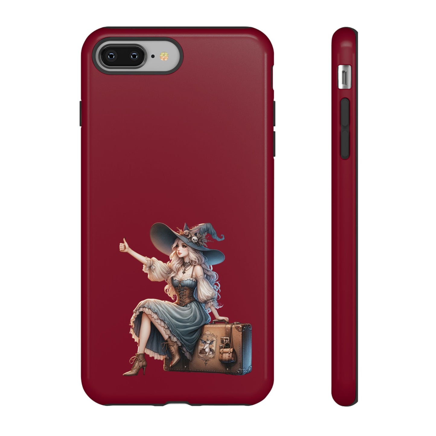 Witchy Phone Case - Magical, Durable - Halloween Gift, Cosplay Accessory, Cute Witch Design