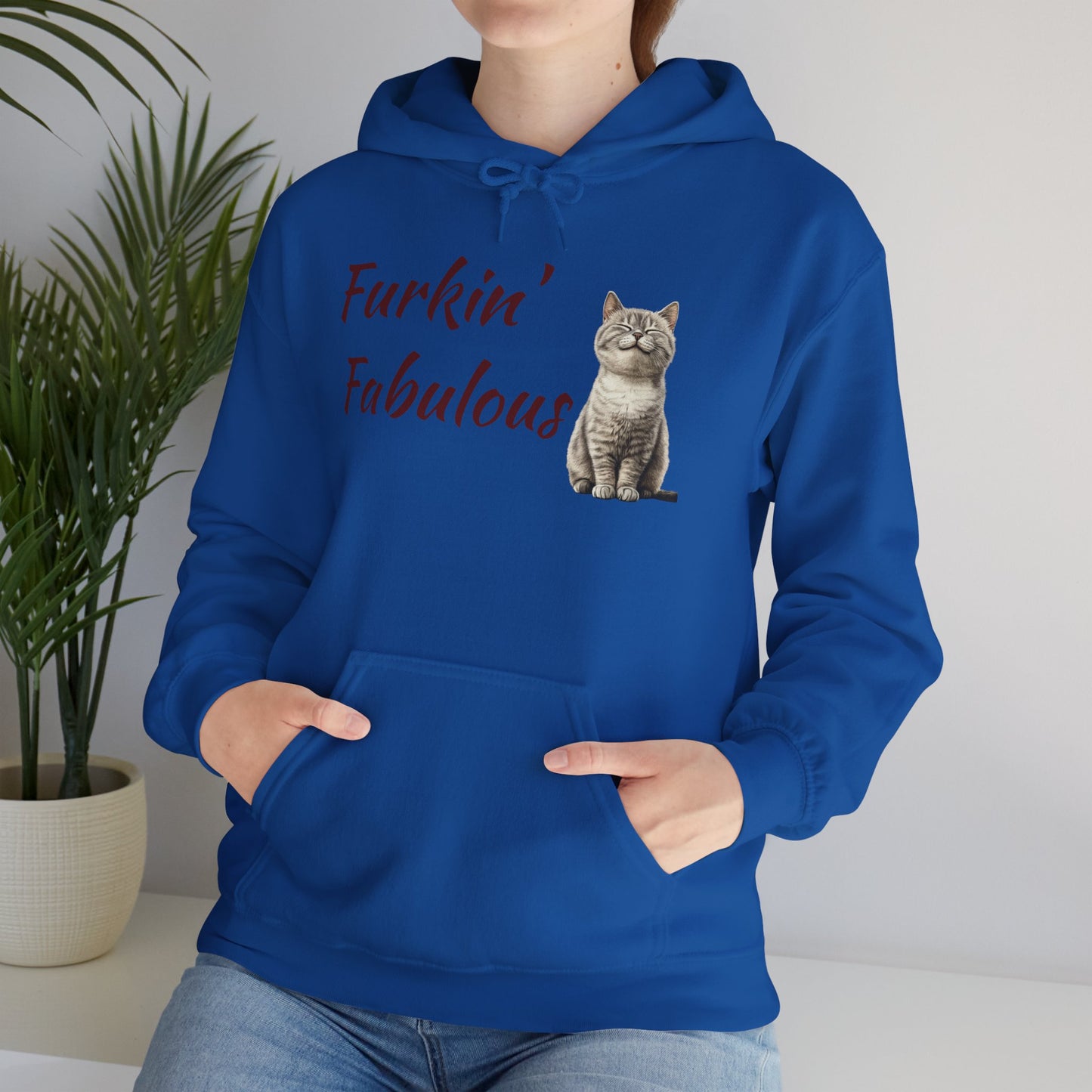 Furkin' Fabulous Cat Hoodie — Cute Kitten Graphic Sweatshirt