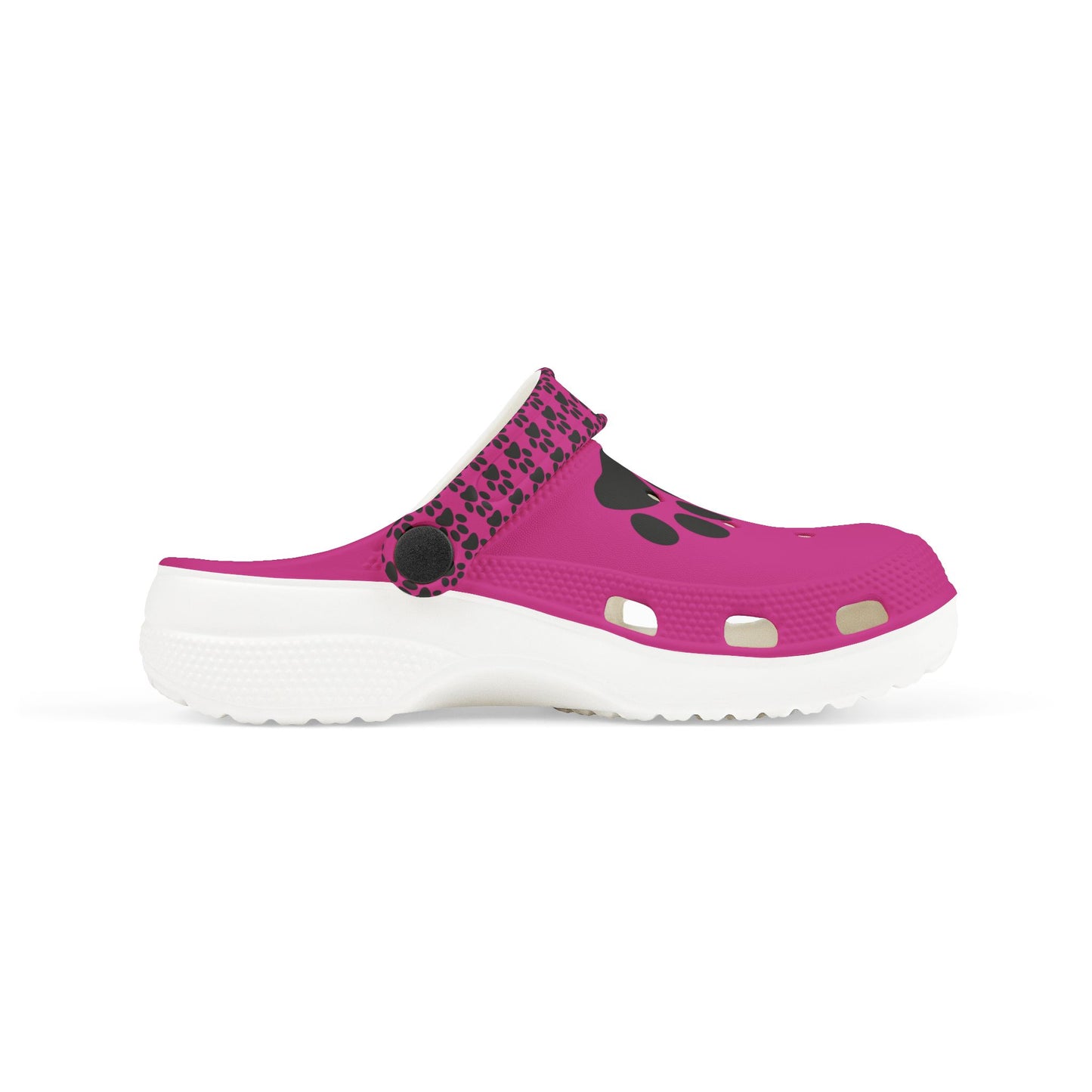 Kid's Cute Paw Print Clogs, Colorful EVA Foam Shoes for Play, Fun Summer Footwear, Pet Lover Gifts, Outdoor and Indoor Slides