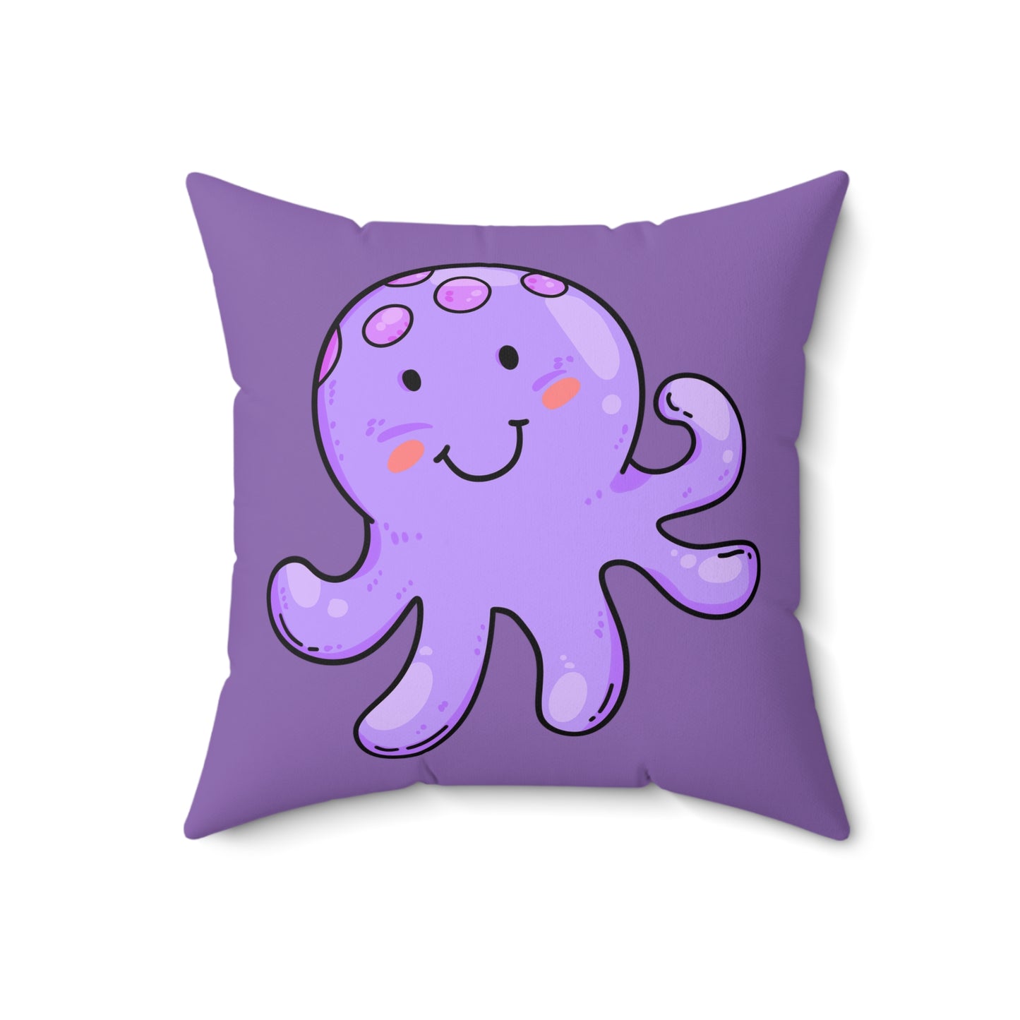 Cute Octopus Decorative Pillow, Playful Cushion for Kids, Ocean-Themed Home