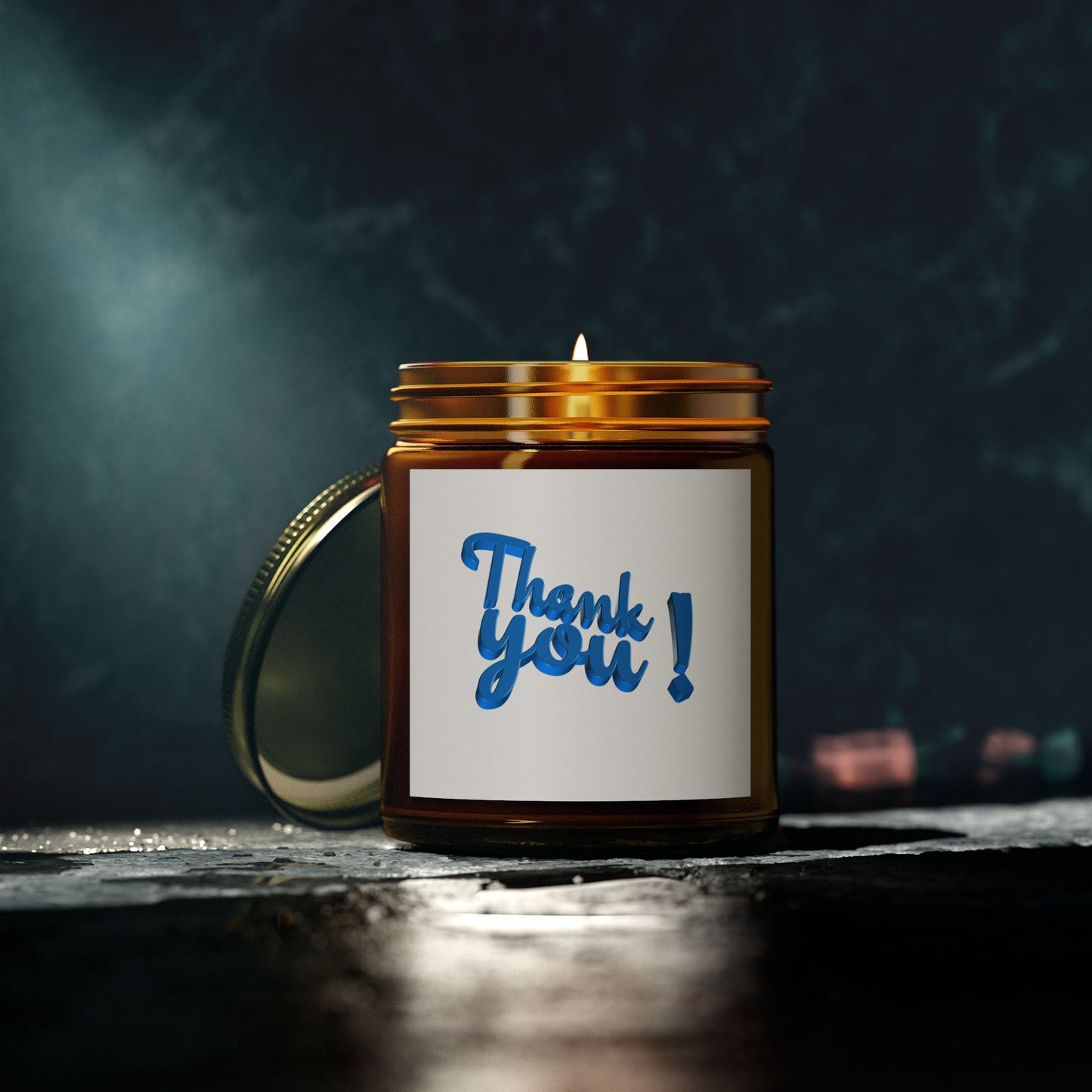 Thank You Scented Candles | Coconut Apricot Wax | Gift for Any Occasion | Home Fragrance | Relaxation | Self-Care | Gift Idea | 4oz, 9oz
