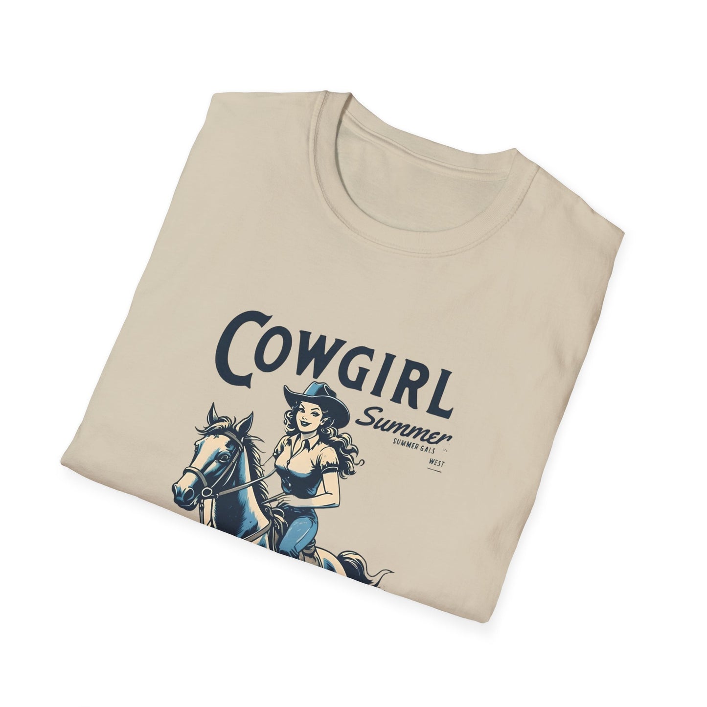 Cowgirl Summer Soft style T-Shirt for Horse Lovers