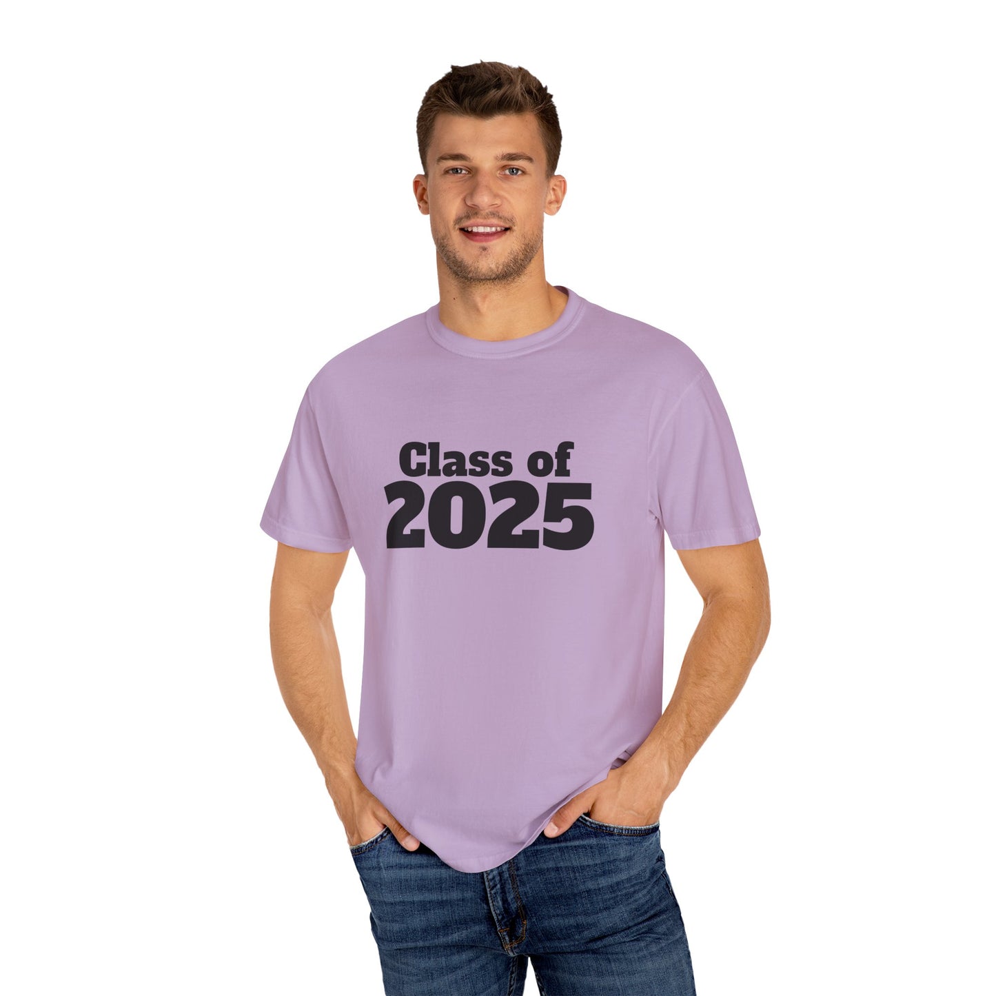 Class of 2025 Unisex Garment-Dyed T-Shirt, Graduation Gift, Back to School Tee