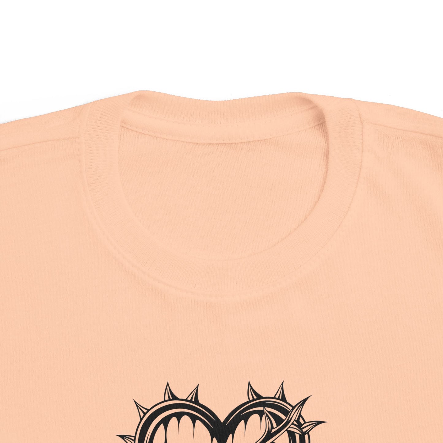 Toddler's Heart & Thorn Tee, Cute Kids T-Shirt, Children's Graphic Shirt, Gift for Toddlers, Cool Summer Outfit
