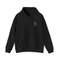 Floral S Initial Hoodie — Monogrammed Flower Letter Sweatshirt