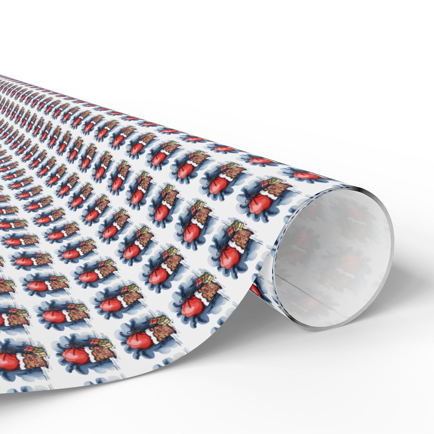 Wrapping Paper Roll — Festive Nutcracker Pattern Gift Wrap