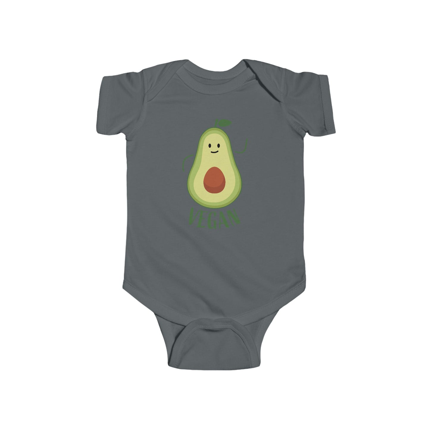Cute Vegan Avocado Baby Bodysuit