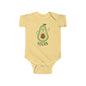 Cute Vegan Avocado Baby Bodysuit