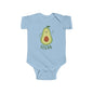 Cute Vegan Avocado Baby Bodysuit